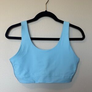 All in Motion Light Blue Scoop Neck Sports Bra